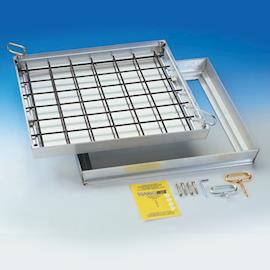 Aluminium tegeldeksel