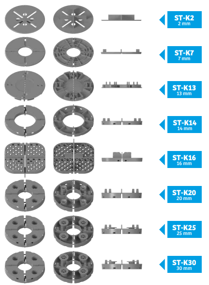 vaste dragers tegels