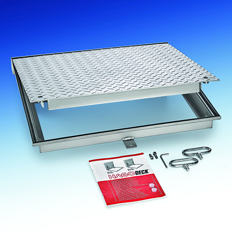 Tranenplaat deksel met gasdrukveren