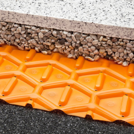 Schluter Troba drainagemat buiten