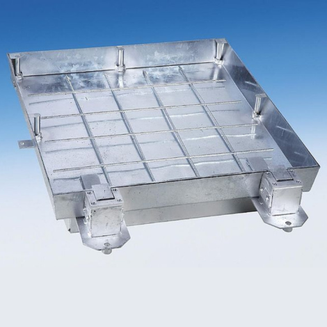 Klinkerdeksel met gasdrukveren voor zware belastingen