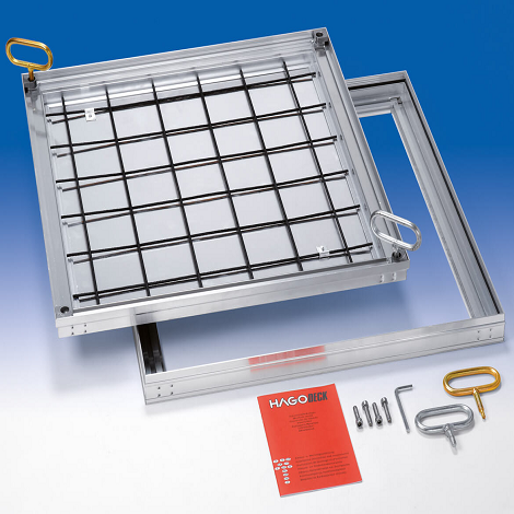 BVA SL licht aluminium deksel